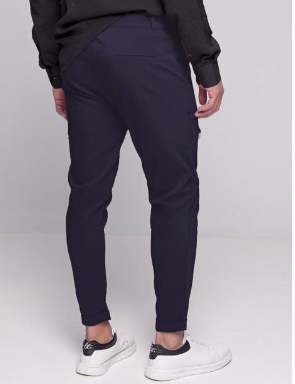 Ben Tailor Ανδρικό μπλε υφασμάτινο παντελόνι Kowalski 0398S φωτογραφία